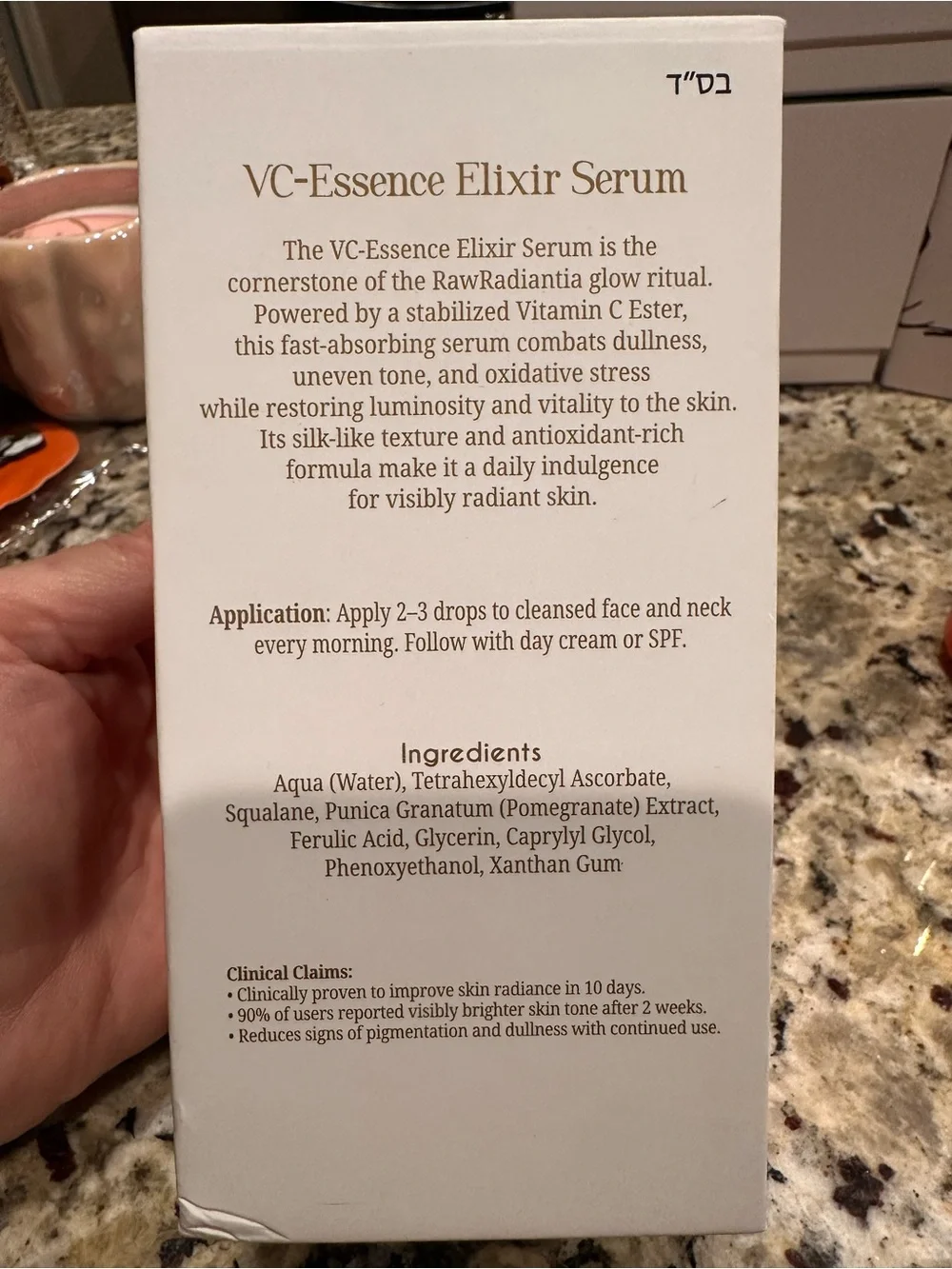 Raw Radiantia VC-Essence Elixir Serum - 40ml / 1.35oz ($1,250 MSRP!) NEW